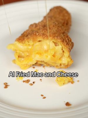 AI Fried Mac and Cheese 🤤 #macandcheese #friedchicken #ai 