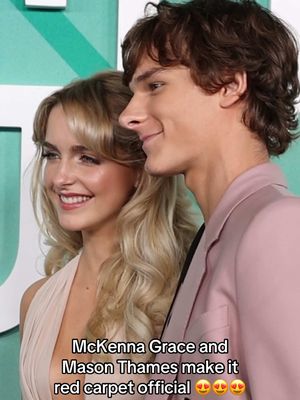 No thoughts just #McKennaGrace and #MasonThames at the Los Angeles premiere of their new film, #RegrettingYou. We love date night!!  @Regretting You #regrettingyoumovie #colleenhoover @Mason Thames @mckenna grace :) 