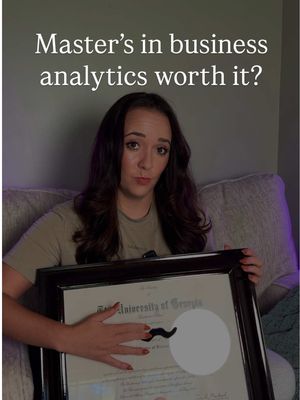 DON’T PAY FOR UR MASTERS! I got my master’s in business analytics for $0 (actually they paid me!).  I got a graduate assistantship in an office on campus and they waived my MSBA tuition completely and paid me a monthly stipend of $1400— which is a lot of money when you’re a broke grad student 🤣 It was a huge blessing to graduate debt free with no loans. And I’m not sure I would go back to grad school at this point so I’m glad I got it done! I don’t know if it would’ve been worth it to take out a big loan to go because once you get experience, that speaks way louder than education! Although it was helpful to have the degree earlier on in my career.  #gradschool #msba #businessanalytics  🏷️ grad school, msba, masters in business analytics, business analytics, grad assistantship, graduate assistantship