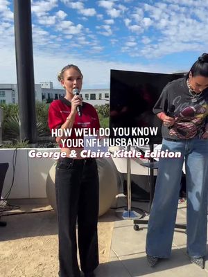 How well does Clare know her husband George Kittle! @Claire Kittle Hoss Tailgate tour! #niners #nfl #49ers #faithful #georgekittle