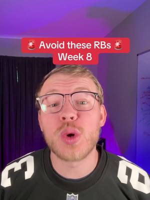 RBs to avoid in Week 8 ⚠️ #fantasyfootball #nfl 