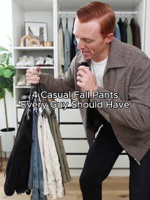 Fall classics that also can be year round staples 👌 These are going to be the most worn pants in my rotation this fall and can’t recommend these styles enough! #mensfashion #mensstyle #mensoutfits #mensstyleguide #simplemensstyle 