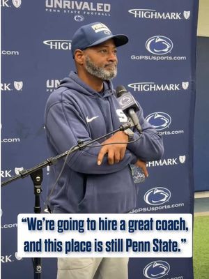 Interim HC Terry Smith addresses recruiting going into this week 👀 (via Zane Brancefield) • • • • #WeAre #WeArePennState #PennState #NittanyLions #CFB          