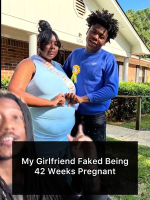 My Girlfriend Faked Being 42 Weeks Pregnant #jaaykizz #rhiannalliyah #42weekspregnant #fakepregnant