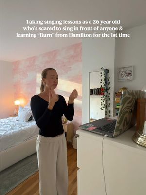 i don’t post about this a lot but i’ve been taking voice lessons for almost two years now with Tammy Scheffer :) im terrified of singing in front of people but i think it’s very important to always push yourself out of your comfort zone & it’s been amazing to see my growth. go do something that scares you!!! #voicelessons #singinglessons #hamilton #singing 