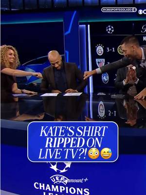 Never a dull moment in the #UCLToday studio 🤣 #UCL #championsleague #Soccer#Soccerall 