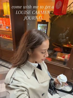 COME WITH ME TO GET A LOUISE CARMEN IN PARIS 📝🌹 @louisecarmen_paris #louisecarmenparis #louisecarmenjournal #journaling 