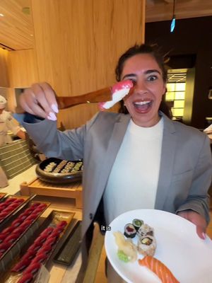 Sushi lovers, this ones for you 😍🍣 @MiraNabulsi | Food & Lifestyle  #nobu #allyoucaneat #sushi 