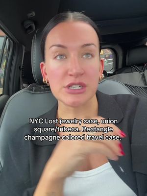 NYC help! Champagne colored jewlery case with a TON of yellow gold inside of it. Please contact me. I will pay you. #nyc #nyctiktok #unionsquarenyc #unionsquare 