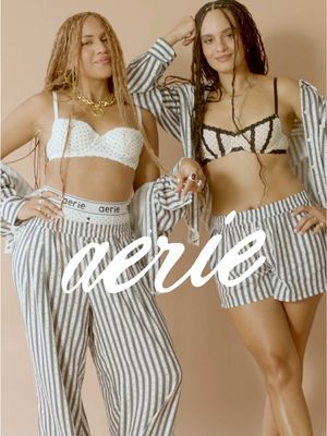My real one? You are looking at her, she’s right beside me. The only thing that supports me more than my bestie is my @aerie bra, duh! #AerieReal #AeriePartner