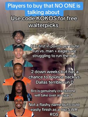 Unique buys in fantasy football that no one is talking about #walterpicks #fantasyfootballadvice2025 #fantasyfootball #fantasyfootballtips 
