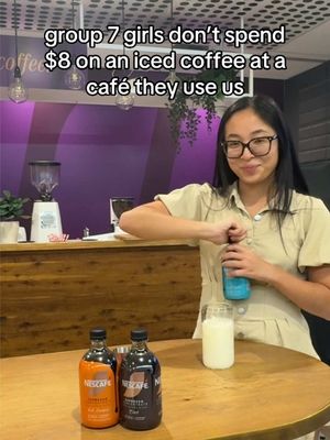 only group 7 girls will get this✌🏻😚 . . . . . . . #NESCAFEcoldhacks #nescafeespressoconcentrate #pouritmixithackit #group7 #coffee