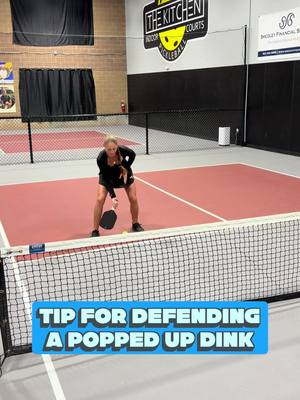I have bad news… Popping up a dink (from you or your partner) is inevitable, BUT it doesn’t always have to be a death sentence!  If your dink is too high, your first instinct should be to step back off the line. Can you spot the difference in my two examples?  • • • • • #pickleball #pickleballtips #pickleballaddict #pickleballer #pickleballwarmup     