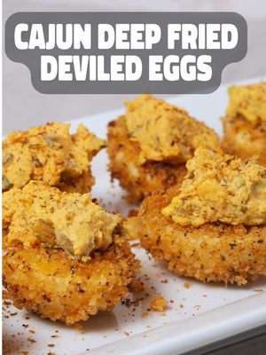 You've seen my Deep Fried Deviled Eggs, but let's spice it up with the Cajun! 🥵 🔥