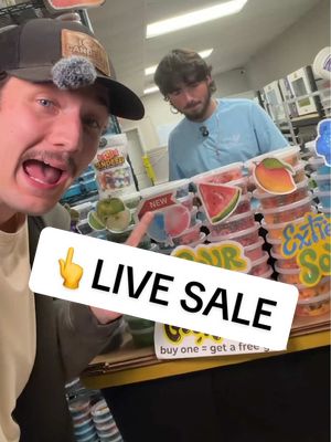MAKE SURE you order off the LIVE if you want the free gift… it’s a crazy deal! #freezedried #candy #gushers #candeeze 