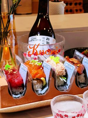 ✨ Fresh Luxury Meets Affordability in Greenpoint✨ 📍Knori  📍121 Greenpoint Ave Brooklyn, NY  11222 Knori Hand Roll Bar is serving up the freshest, most premium ingredients at prices that won't break the bank 💰 This Brooklyn gem proves you don't have to sacrifice quality for affordability! 🙌 🎃 **HALLOWEEN SPECIAL ALERT** 🎃 Get a FREE "Sashimi Sunomono" all Halloween season long! 👻 💸 **UNBEATABLE DEALS:** - Happy Hour (Mon-Fri 4:30-6:30pm): $3 appetizers + $6 handrolls 🍣 - Lunch Special: Appetizer + 3 handrolls for just $21!  🌊 **The Knori Bowl** is a showstopper – imagine buttery sea urchin melting on your tongue, sweet scallops, and that melt-in-your-mouth fatty bluefin tuna all dancing together with the pop of ikura 🤤 Each bite is a luxurious ocean symphony! 🎌 **Chef Tasting Omakase** (10 courses!) takes you on a curated journey that's pure art on a plate. The highlights? That **A5 Wagyu** literally dissolves like butter 🥩✨ The **Eel & Foie  Gras** combo is rich, decadent perfection – think umami explosion meets silky luxury 😍 Fresh **snow crab** adds that sweet, delicate crunch with tobiko's satisfying pop, while the **Toro** showcases fatty tuna at its absolute finest 🐟  The **scallop sashimi** is ocean-fresh sweetness, and that **O toro sushi**? The fattiest, most premium cut that'll have you closing your eyes in pure bliss 🙏 #KnoriHandRollBar #GreenpointEats #BrooklynFoodie #OmakaseExperience #HappyHourGoals 