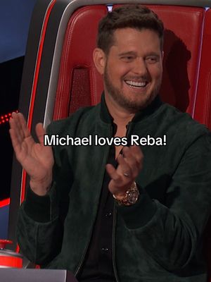 Michael’s love is loud and proud! #TheVoice | @NBC and Peacock #MichaelBublé #Reba