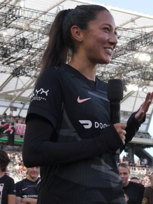 "You all have made my comeback worth it. You made it something different, and something special."  - Parting words from Christen Press at her Angel City FC retirement ceremony.