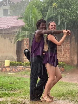 Our most romantic video🫣🥰 #trend #couple #dance #rain #africa 