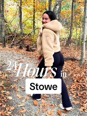 24 Hours in Stowe 🍂🍁 #stowe #vermont #travel #fall #falltravel #falltraveldestinations #newengland #foliage #fallfoliage #sweaterweather #newenglandtiktok #sprucepeak 