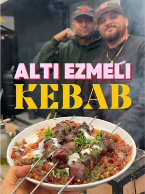 I don’t usually do recipes, but we making a change so!  Let’s start with a banger @RONNY’S OG 🔥 One of my favourite grilled Turkish dishes Altı ezmeli  Translates to “bottom mashed” a combination of grilled onions, aubergine, peppers all chopped to make a beautiful bed for the grilled meat! We decided to give some love to the offal cuts 💪🏽 Charred veg: 1 aubergine  Few red peppers  1/2 green peppers 2 white onions  3 tomatoes  Method: Add all veg directly on coals or in a hot oven 200° until charred but not burnt! Onions will take longer so put them in first 😎 once everything is charred chop roughly and season with olive oil, salt, smoked paprika, oregano and confit garlic  Grilled skewers: 1 ox heart 200g lamb liver  100g lamb fat  Method:  Dice the selection of meats into 2cm cubes and skewer in any pattern you like!  Also this is a dish to be inspired from so please mix it up! You might want a veg mushroom skewer or just lamb it’s up to you 🙏🏽 and even add a twist to the charred veg with your favourite veggies & herbs  #altıezmelikebap #altıezmeli #kebab #konrogrill #nature     One of my favourite videos so far & recipe!