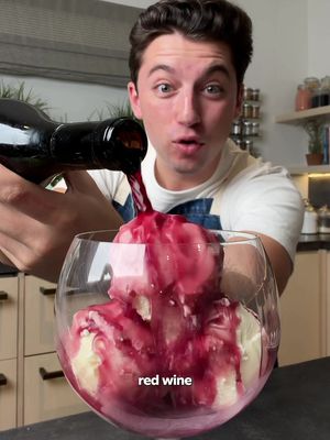 I really wanted to hate this one, but I can’t lie! Would I try it again? Nope. But it definitely kind of works! #icecream #wine #tastetest 