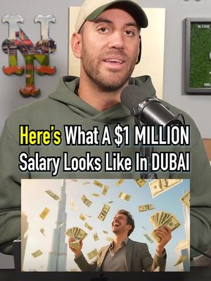 What A $1 Million Salary Look Like In Dubai?! #fyp #salary #money #dubai #million 