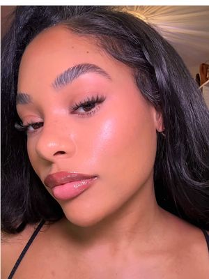 Did you ever attempt something like this at her age? If so, What diabolical active beauty did you experiment with at this age?  @LaRochePosayUS effaclar salicylic acid treatment 1.5% @TIRTIR Inc. spf - one of my favorite base products @Huda Beauty easy blur foundation in the shade baklava @IT Cosmetics dual foundation brush @hudabeauty faux filter corrector in shade peach @hudabeauty setting powder the pink one lol @hudabeauty blush filter @フラワノーズ（FlowerKnows） highlighter @novabeauty eyebrow pencil @YSL Beauty bronzer @hudabeauty faux filter gloss "she flirty" lip liner @hudabeauty lip contour rich brown @essence.cosmetics brown mascara