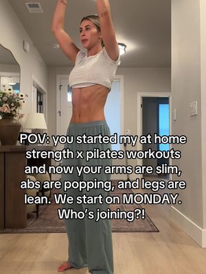 Pilates workouts and strength workouts on fit with coco! #pilateswithweights #homeworkout #pilatesinstructor #dumbbellworkout #workoutmotivation 