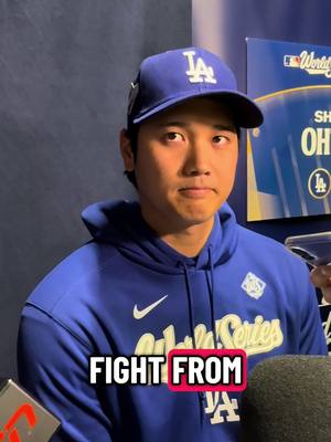 Shohei Ohtani calls the Blue Jays a "complete team" and expects a major challenge when he faces that lineup in Game 4 👀 @Scott Campsall 