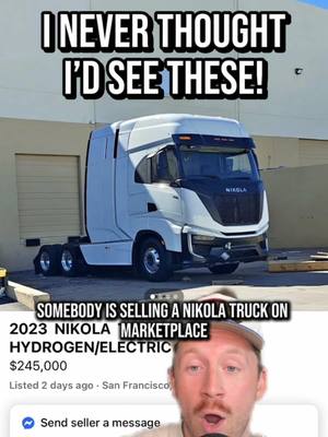 A Nikola truck is for sale on marketplace?! 😳 #cars #carsoftiktok #cartok 