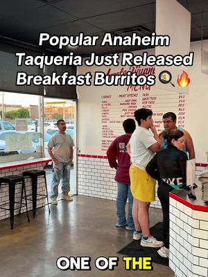 This breakfast burrito was ginormous! They offer them until 12pm and it’s at their Angel’s Anaheim location only. What’s another place I need to hit for a breakfast burrito? 🔥🍳🥓🌯 #anaheim #fyp #Foodie #losangeles #orangecounty 