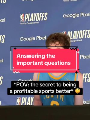 Answering the real questions #NBA #basketball 