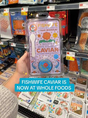 YOU CAN NOW FIND FISHWIFE CAVIAR ✨ NATIONWIDE ✨ AT WHOLE FOODS MARKET 🍾#wholefoods #wholefoodsmarket #caviar 