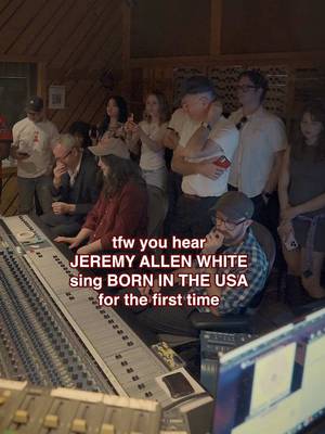 Listening to Jeremy Allen White sing BORN IN THE USA at the iconic studio where it was recorded by the Boss himself 🎸 Experience SPRINGSTEEN: DELIVER ME FROM NOWHERE now playing in theaters. Get tickets now!