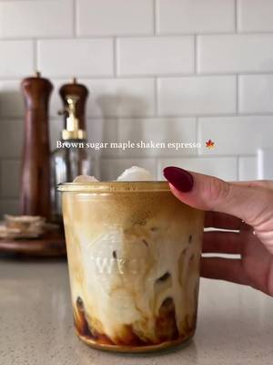 Brown sugar maple latte is 10/10 🍁 #coffee #coffeetok #coffeetiktok 