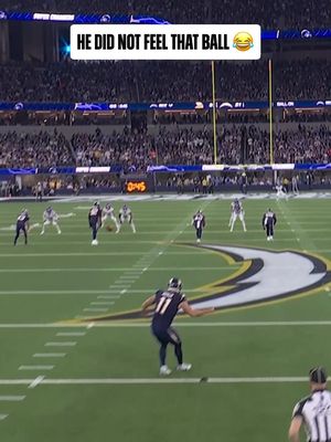 barely even moved 😭 #nfl #losangeleschargers
