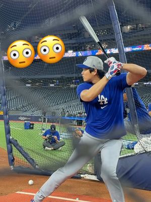 This sound from Shohei’s bat never gets old. 😳 #dodgers #sports #losangeles #asmr 