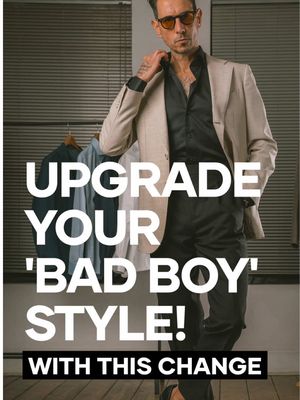 How to Upgrade Black on Black Style  Is the “new black” in fact…not black at all? Now I get that this classic look works for John Wick. Lucifer and Bradley Cooper…but, you are neither of those people. Stick to black on black…on black and you’ll just end up looking like everyone else. Add a little contrast and you’ll keep that Menswear Power Outfit with a little more refinement, class and more importantly, a lot more individuality!  So? What do you think? Is it time to upgrade this classic?  #mensfashiontips #badboy #badboystyle