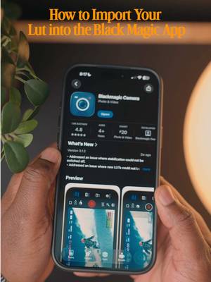 If you were ever confused on how to import your LUTs into the BlackMagic Camera App, here’s a quick tutorial on how you can do it!🫡 #camera #shotoniphone #iphone #iphonecamera