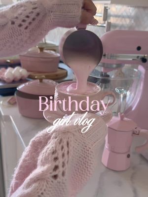 It’s my birthday!🎂🎀✨same pink morning routine, just feeling extra grateful today!🎀So happy to spend it with you…🤍 #birthday #fyp 