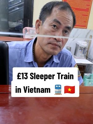 £13 Sleeper Train in Vietnam 🚆🇻🇳 #sleeper #train #vietnam #cheap #travel 