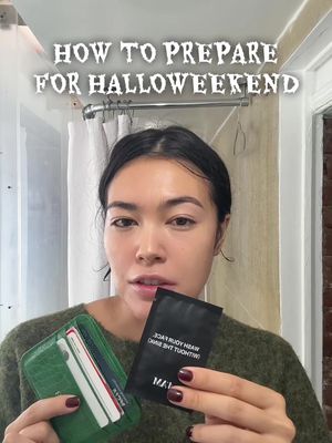 always have protection! #halloweenmakeup #halloweekend #skincare 