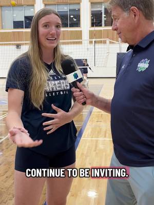 Dr. Scott Russell, Chancellor of Nipissing University chats courtside with Nipissing alumnus, Maddie Murphy, about the evolution of the Lakers teams and the Lakers pride that is shared throughout the North Bay community. Join us in wishing the Lakers Volleyball teams the best of luck as they start their season this weekend at the University of Windsor. Go Lakers! 💚💙 #nipissingu #volleyball #alumni #interview #womensvolleyball 