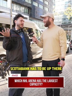 Do you know which NHL Arena has the largest capacity? 🤔 @Coca-Cola 