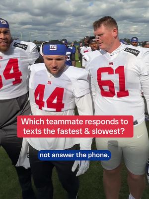 “Jaxson Dart does not answer the phone” 🫣 #questionoftheday #qotd #nygiants #nfl #football 