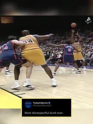 Shaq had no reason to do this 🤣 #hoops #basketball #playmaker #dunk #shaq 