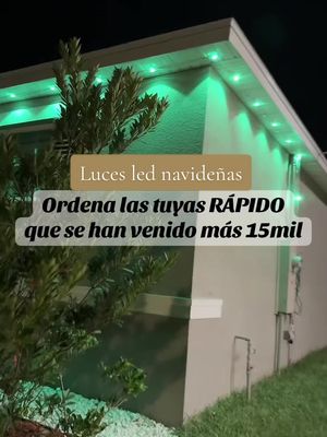 Luces led navideñas decorativas permanentes waterproof Rgb eave smar lights #smartlights #ledlights #Outdoors #brightlights #tiktokshopholidayhaul 
