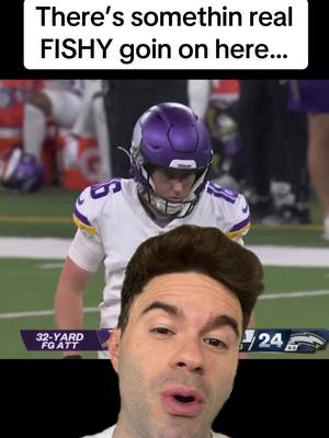 Is the #nfl really tryna cover this up??? 🧐🤨🤔 #willreichard #nflnews #vikings 