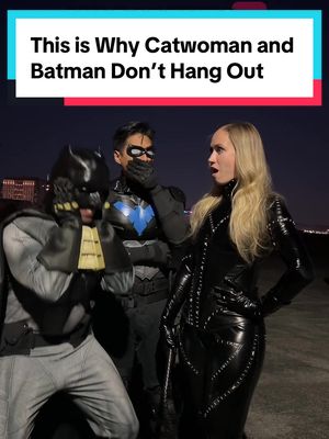 Batman’s therapist is gonna have a hard time working him through this one #catwomancosplay #catwoman #batmanjokes #batman #batmanmemes @Spidey_Ty 